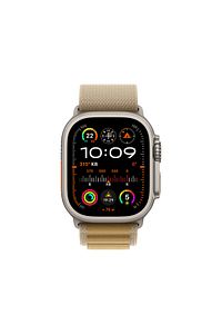 Watch Ultra 2 GPS + Cellular 2024 49mm Natural Titanium Case with Tan Alpine Loop - Medium ürün fotoğrafı