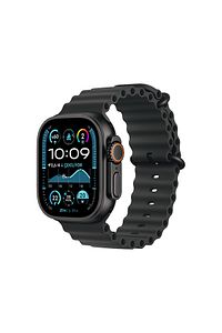 Watch Ultra 2 GPS + Cellular 2024 49mm Black Titanium Case with Black Ocean Band ürün fotoğrafı