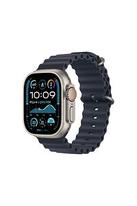Watch Ultra 2 GPS + Cellular 2024 49mm Natural Titanium Case with Navy Ocean Band ürün fotoğrafı