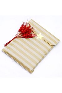 Puantiye Desenli Kese Kağıdı, Kraft-beyaz 11x20 Cm - 100 Adet ürün fotoğrafı
