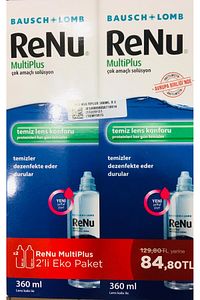 Multiplus Lens Solüsyonu 2 X 360 ml (84,80 TL ETİKETLİ) ürün fotoğrafı