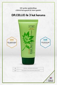 Green Tea Içeren Hassasiyet, Leke Ve Karşıtı Spf50 Yeşil Çay Özlü Kore Güneş Koruyucu Krem ürün fotoğrafı