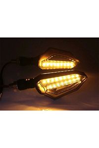 Amerikan Park Modüllü Çift Renk Motosiklet Sinyal Led Takımı 12v Universal ürün fotoğrafı