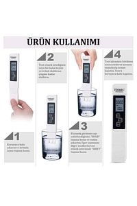 Tds&ec Metre Su Kalite Iletkenlik Ölçme Termometre Su Test Cihazı Topraksız Tarım ürün fotoğrafı