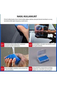 Nano Araç Yüzey Temizleme Kil Hamuru 180 gr ürün fotoğrafı