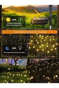 6 Led'li Güneş Enerjili Ateş Böceği Çiçek Lamba ürün fotoğrafı