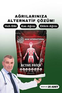 Active Patch – Kas Ve Eklem Ağrıları Için Doğal Bant | Anında Rahatlama Ve Uzun Süreli Etki 25 Adet ürün fotoğrafı