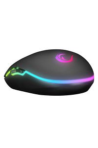 Smx-r63 Glory Usb Siyah Rgb Işıklı 6400dpi Gaming Oyuncu Mouse ürün fotoğrafı