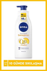 Q10 Sıkılaştırıcı Vücut Losyonu 400ml, 10 Günde Sıkılaş, C Vitamini, Nemlendirici, Normal Ciltler ürün fotoğrafı