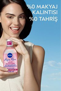 Aqua Rose Micellar Gül Suyu Çift Fazlı Makyaj Temizleme Suyu 400ml, Yüz Göz Ve Dudak, Nemlendirici ürün fotoğrafı