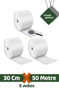 Balonlu Naylon 50 mt X 30 cm Özel 3'lü Patpat Pıtpıt ürün fotoğrafı