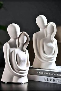 Sevgili Aşıklar Sarılmış Biblo Dekor 1 Adet Model 41 ürün fotoğrafı