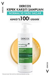Dercos Anti Dandruff Kepek Karşıtı Şampuan 390 ml - Normal Ve Yağlı Saçlar ürün fotoğrafı