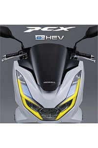 Honda Pcx Ön Far Kaşı Tasarımı Şeffaf Sticker Sarı ürün fotoğrafı