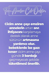 Emziren Anneler Için Anne Sütü Arttırıcı, Gaz Giderici, Süt Arttırıcı Bitkisel Cicim Anne Bebek Çayı ürün fotoğrafı