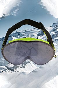 Bellasimo Kayak Kar Gözlüğü Değiştirebilir Camlı Antifog Güneş Kar Gözlük Füme Snowboard Glasses ürün fotoğrafı