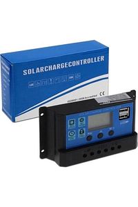 Güneş Paneli Akü Şarj Kontrol Cihazı 10 Amper-12v 24v ürün fotoğrafı