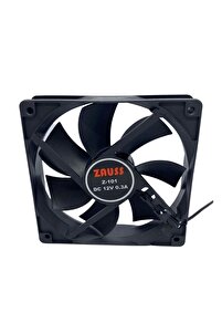 Z-101 Ultra Sessiz 12cm Kasa Fanı 120x120mm Molex Fan 0.3a 1600rpm ürün fotoğrafı