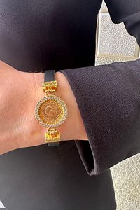 22 Ayar Altın Çeyrek Altınlı Bileklik ürün fotoğrafı