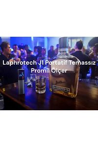 Laphrotech Portatif Temassız J1 Tasarım Dijital LCD Promil Ölçer Alkolmetre Alkol Ölçüm Cihazı ürün fotoğrafı