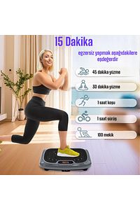 2d Özellikli Profesyonel Titreşimli Egzersiz Aleti Basen Karın Bacak Spor Aleti ürün fotoğrafı
