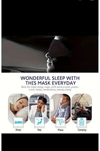 3d Uyku Göz Bandı / Doğal melatonin artışı ürün fotoğrafı