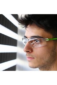 İş Güvenlik Güvenliği Gözlüğü Kulak Ayarlı Koruyucu Laboratuvar Koruma Gözlüğü Gözlük Şeffaf S900 ürün fotoğrafı