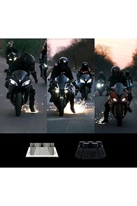 Obsidian Feet Sliders Bisiklet Motosiklet Ayak Kıvılcım Çıkartıcı Core V5 ürün fotoğrafı