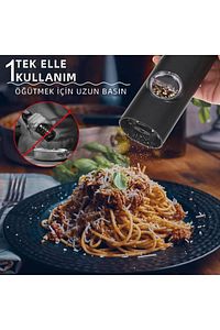 Mio Sg2 Yeni Nesil 600mah Şarj Üniteli Işıklı Tuz Karabiber Değirmeni ürün fotoğrafı