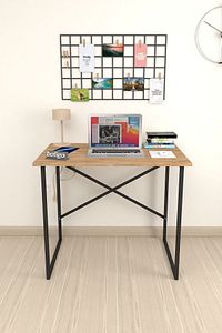 60x90 Cm Çalışma Masası Bilgisayar Masası Ofis Ders Yemek Masası Çam ürün fotoğrafı