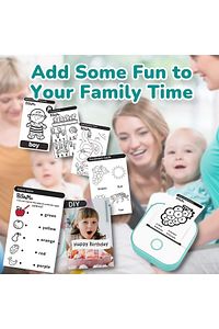 T02 Mini Taşınabilir Akıllı Cep Sticker Fotoğraf Yazıcı, Yeşil, Yapay Zeka Destekli Uygulama ürün fotoğrafı