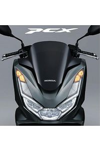 Honda Pcx Ön Far Kaşı Tasarımı Şeffaf Sticker Sarı ürün fotoğrafı