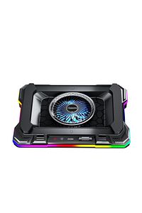 Gt100 Gaming Laptop Sogutucu 2200rpm , Rgb Işıklı , Led Display Notebook Soğutucu Stand ürün fotoğrafı