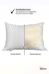 %100 Pamuklu, 4’lü Yastık Alezi, Yastık Kılıfı, Su / Sıvı Geçirmez,(50 X 70 CM) ürün fotoğrafı