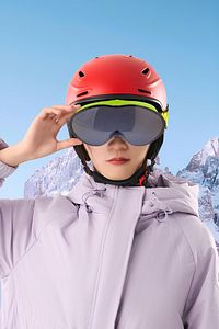 Bellasimo Kayak Kar Gözlüğü Değiştirebilir Camlı Antifog Güneş Kar Gözlük Füme Snowboard Glasses ürün fotoğrafı