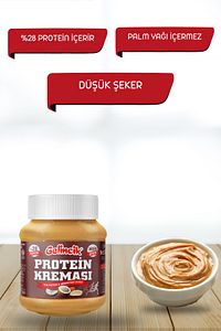 Kahvaltılık Sürülebilir Katkısız 320gr Özel Üretim Protein Kreması 100gr'da 28gr Içerir ürün fotoğrafı