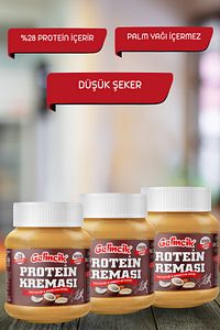 Kahvaltılık Sürülebilir Katkısız 320gr Özel Üretim Protein Kreması 100gr'da 28gr Içerir ürün fotoğrafı