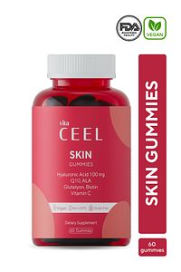 Cilt Vitamini Çiğnenebilir Vegan Gummy, Hyaluronic Acid, Vitamin C, Glutatyon, Q10, Ala, Biotin ürün fotoğrafı