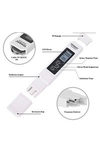 Tds&ec Metre Su Kalite Iletkenlik Ölçme Termometre Su Test Cihazı Topraksız Tarım ürün fotoğrafı