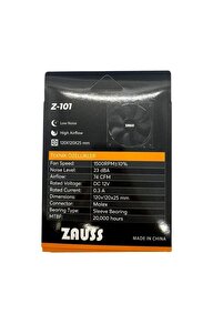Z-101 Ultra Sessiz 12cm Kasa Fanı 120x120mm Molex Fan 0.3a 1600rpm ürün fotoğrafı