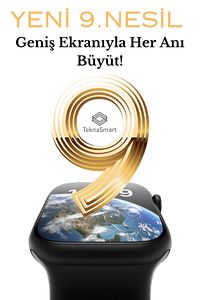 Watch 9 Pro Max Akıllı Saat Maksimum Özellik Ios Android Tüm Telefonlar Ile Uyumlu ürün fotoğrafı