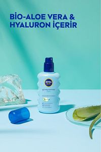 SUN Ferahlatıcı Güneş Sonrası Vücut Spreyi 200ml, Nemlendirici, Aloe Vera, Anında Rahatlama,Hyaluron ürün fotoğrafı