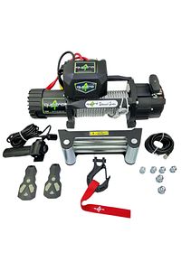 12V 13500 LB Çelik Halatlı Çekici - Kurtarıcı Vinç ürün fotoğrafı