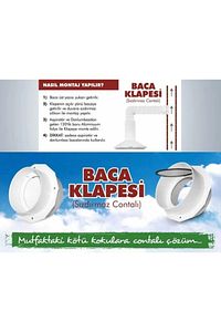 Sızdırmaz Contalı Baca Klapesi, Aspiratör Duman Kapağı Baca Kapak ürün fotoğrafı