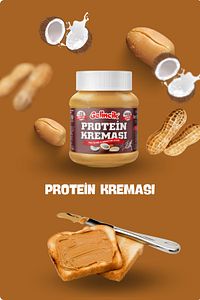 Kahvaltılık Sürülebilir Katkısız 320gr Özel Üretim Protein Kreması 100gr'da 28gr Içerir ürün fotoğrafı