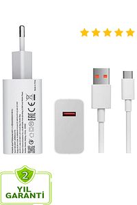 Xiaomi Uyumlu Type C 33w Hızlı Şarj Cihazı Şarj Aleti Kablo + Adaptör Hızlı Turbo Şarj Aleti 5a ürün fotoğrafı