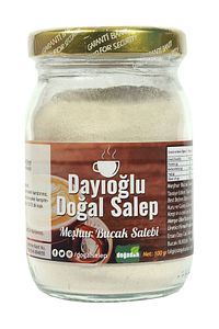 Toz Salep Meşhur Bucak Sahlebi Dayıoğlu Dondurmalık Ve Içim Salep 100 gr Salep ürün fotoğrafı