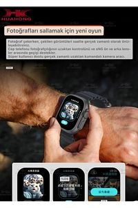 Watch 10 Serisi Hk10 Ultra 3 -a Kalite Yapay Zeka Ve Amoled Ekran Tüm Telefonlara Uyumludur ürün fotoğrafı