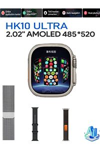 Watch 10 Serisi Hk10 Ultra 3 -a Kalite Yapay Zeka Ve Amoled Ekran Tüm Telefonlara Uyumludur ürün fotoğrafı
