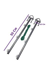Balkon Çamaşır Askılığı Metal - Küpeşte Çamaşır Askılık ürün fotoğrafı